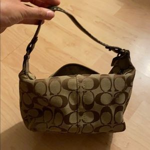 Brown Coach Mini Bag